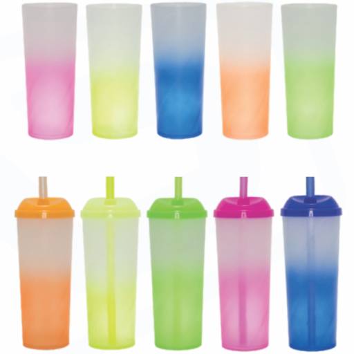 Long Drink 350ml c/ tampa e canudo em São José do Rio Preto, SP por Public Gráfica e Brindes