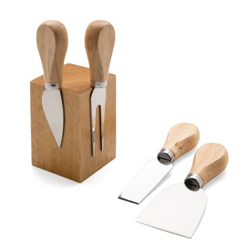 18620 Kit Queijo 4 Peças em São José do Rio Preto, SP por Public Gráfica e Brindes