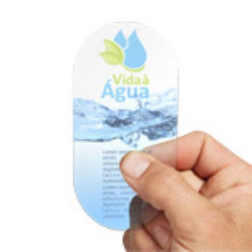 RÓTULO BOBINA FOLHA - VINIL TRANSPARENTE COM TINTA BRANCA em São José do Rio Preto, SP por Public Gráfica e Brindes