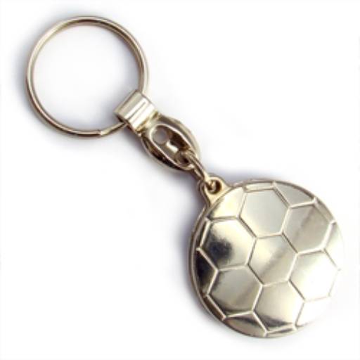 Chav. Medalha ou Pingente COD 548 - Bola com bandeira em São José do Rio Preto, SP por Public Gráfica e Brindes