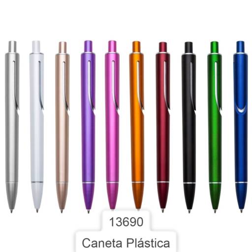 Canetas de Plástico Categoria A por Public Gráfica e Brindes