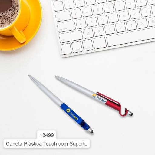 Canetas de Plástico Categoria A por Public Gráfica e Brindes