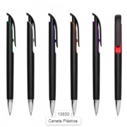 Canetas de Plástico Categoria A por Public Gráfica e Brindes