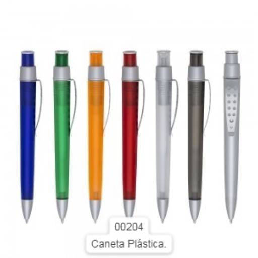Canetas de Plástico Categoria A por Public Gráfica e Brindes