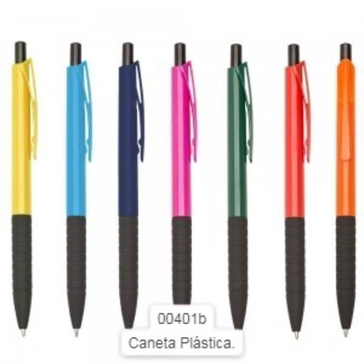 Canetas de Plástico Categoria A por Public Gráfica e Brindes