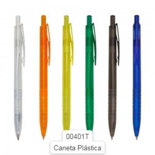 Canetas de Plástico Categoria A por Public Gráfica e Brindes