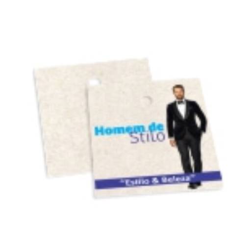 TAG RECICLATO 250G - SEM VERNIZ em São José do Rio Preto, SP por Public Gráfica e Brindes