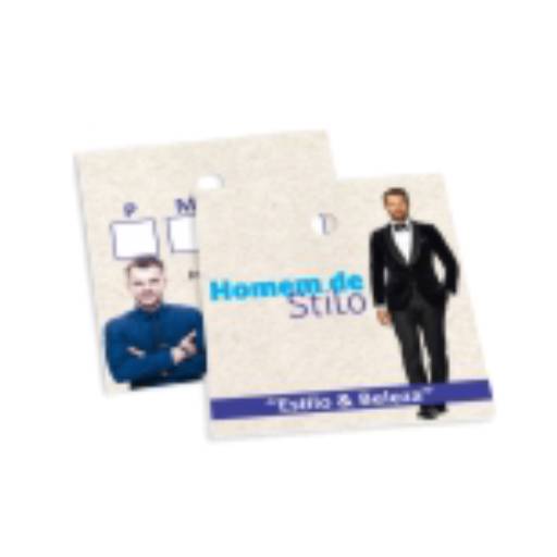 TAG RECICLATO 250G - SEM VERNIZ em São José do Rio Preto, SP por Public Gráfica e Brindes