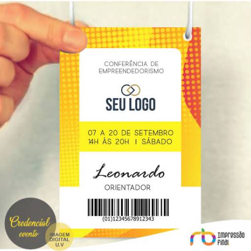 Credenciais em São José do Rio Preto, SP por Public Gráfica e Brindes