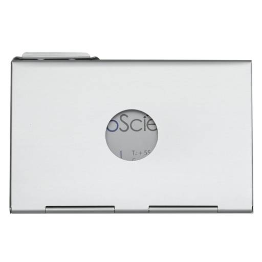 04229 Porta Cartão Alumínio em São José do Rio Preto, SP por Public Gráfica e Brindes