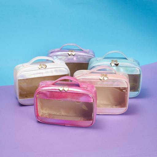 18651 Necessaire Sintética Holográfica Impermeável em São José do Rio Preto, SP por Public Gráfica e Brindes