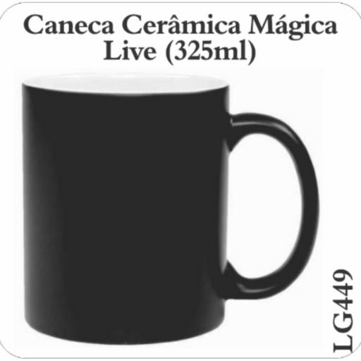Canecas de Cerâmica Preta em São José do Rio Preto, SP por Public Gráfica e Brindes