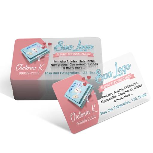 CARTÕES DE VISITA PVC 0,30MM TRANSLÚCIDO COM TINTA BRANCA em São José do Rio Preto, SP por Public Gráfica e Brindes