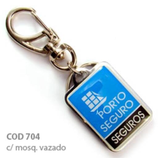 Chav. Chapinha Metálica COD 704 - Chapinha 3,7x2,7cm em São José do Rio Preto, SP por Public Gráfica e Brindes
