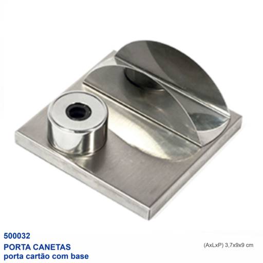 Porta Canetas em Inox em São José do Rio Preto, SP por Public Gráfica e Brindes