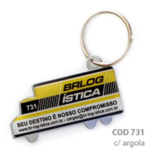 Chav. Chapinha Metálica COD 731 - Caminhão em São José do Rio Preto, SP por Public Gráfica e Brindes