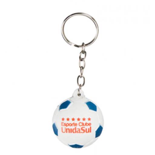 Chaveiro Bola Vinil oca c/ Pintura Futebol Personalizada em São José do Rio Preto, SP por Public Gráfica e Brindes