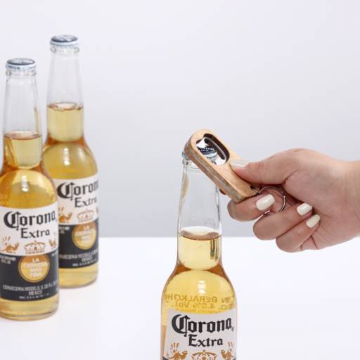 06003 Chaveiro Abridor Madeira em São José do Rio Preto, SP por Public Gráfica e Brindes