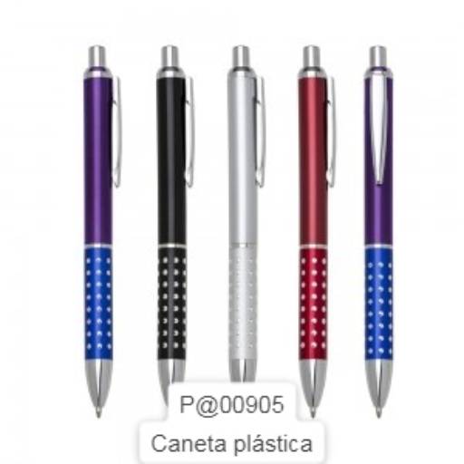 Canetas de Plástico Categoria B por Public Gráfica e Brindes