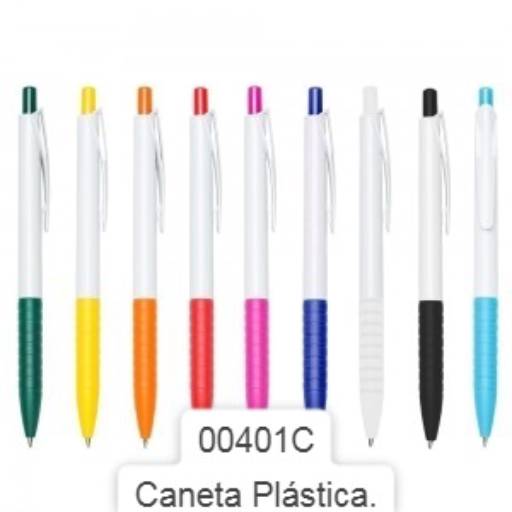 Canetas de Plástico Categoria B por Public Gráfica e Brindes