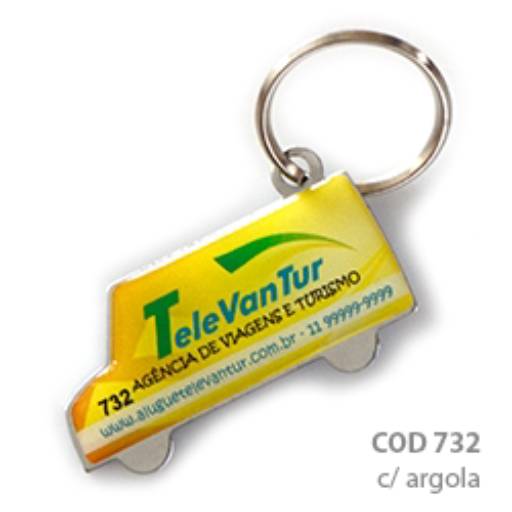Chav. Chapinha Metálica COD 732 - Van em São José do Rio Preto, SP por Public Gráfica e Brindes