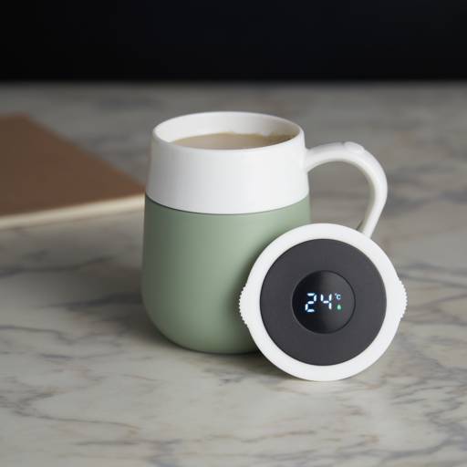 18640 Caneca Térmica Inox 500ml com Display LED em São José do Rio Preto, SP por Public Gráfica e Brindes