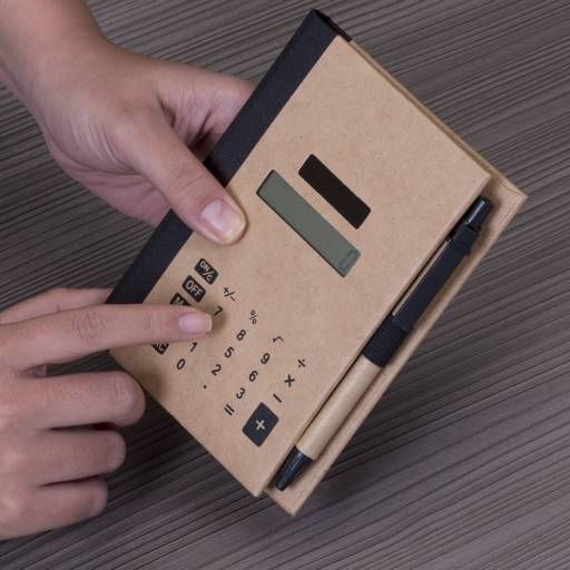 12737 Bloco de Anotações com Autoadesivos e Calculadora em São José do Rio Preto, SP por Public Gráfica e Brindes