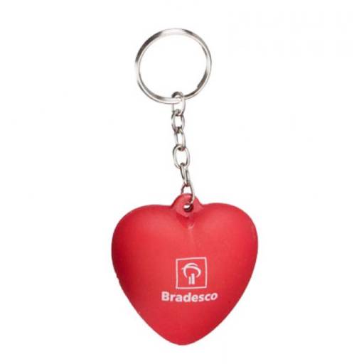 Chaveiro Coração Vinil oca Personalizada em São José do Rio Preto, SP por Public Gráfica e Brindes