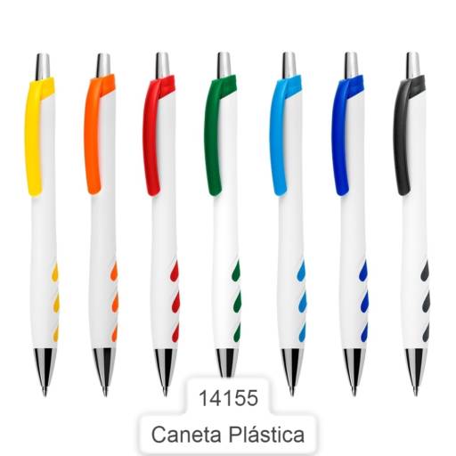 Canetas de Plástico Categoria C em São José do Rio Preto, SP por Public Gráfica e Brindes