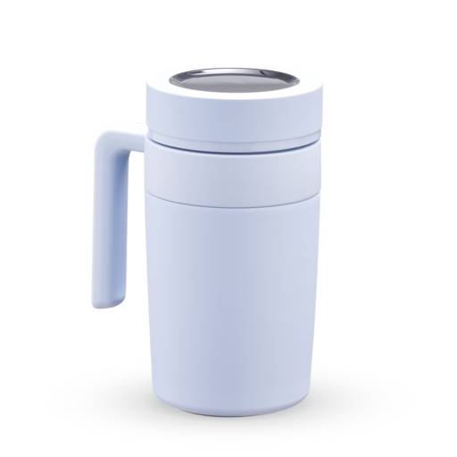 18641 Caneca Térmica Inox 500ml com Display LED em São José do Rio Preto, SP por Public Gráfica e Brindes