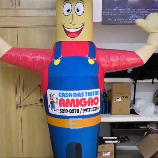 Boneco Interativo Inflável para Eventos – São José do Rio Preto por Public Gráfica e Brindes