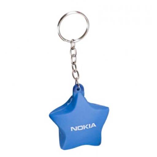 Chaveiro Estrela Vinil oca Personalizada em São José do Rio Preto, SP por Public Gráfica e Brindes