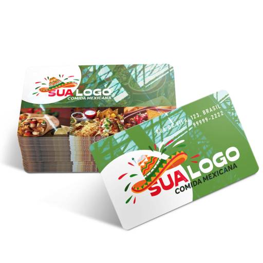 CARTÕES DE VISITA PVC CRISTAL 0,50MM BRANCO em São José do Rio Preto, SP por Public Gráfica e Brindes