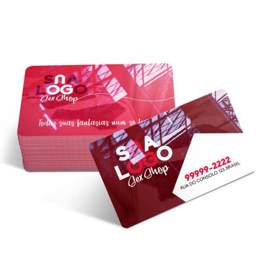 CARTÕES DE VISITA PVC CRISTAL 0,50MM BRANCO em São José do Rio Preto, SP por Public Gráfica e Brindes