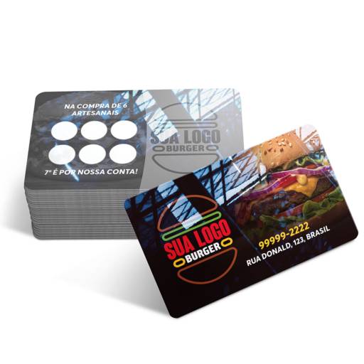 CARTÕES DE VISITA PVC CRISTAL 0,50MM BRANCO em São José do Rio Preto, SP por Public Gráfica e Brindes