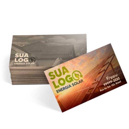 Cartões de Visita Reciclato 250g em São José do Rio Preto, SP por Public Gráfica e Brindes