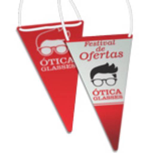 Bandeirolas - Papel coche 275 G em São José do Rio Preto, SP por Public Gráfica e Brindes