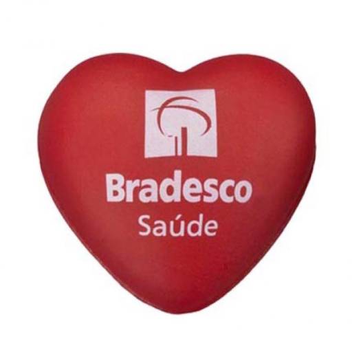 Coração Anti Stress vinil oca Personalizada em São José do Rio Preto, SP por Public Gráfica e Brindes