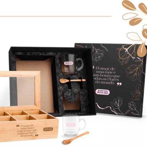 Kit para Chá em Bambu em São José do Rio Preto, SP por Public Gráfica e Brindes