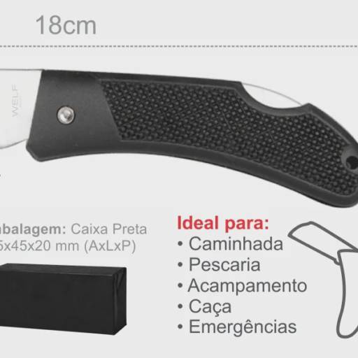 Canivete 3" Com Cabo Emborrachado CN-01130 em São José do Rio Preto, SP por Public Gráfica e Brindes