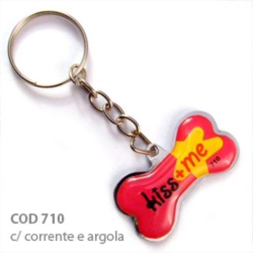 Chav. Chapinha Metálica COD 710 - Chapinha Ossinho em São José do Rio Preto, SP por Public Gráfica e Brindes