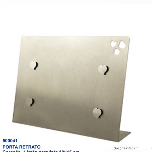 Porta Retratos em Aço Inox em São José do Rio Preto, SP por Public Gráfica e Brindes