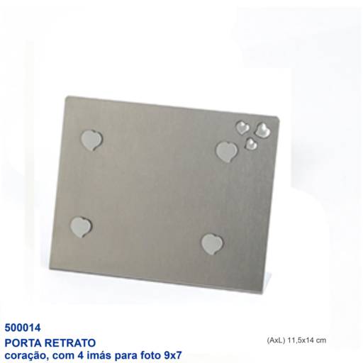 Porta Retratos em Aço Inox em São José do Rio Preto, SP por Public Gráfica e Brindes