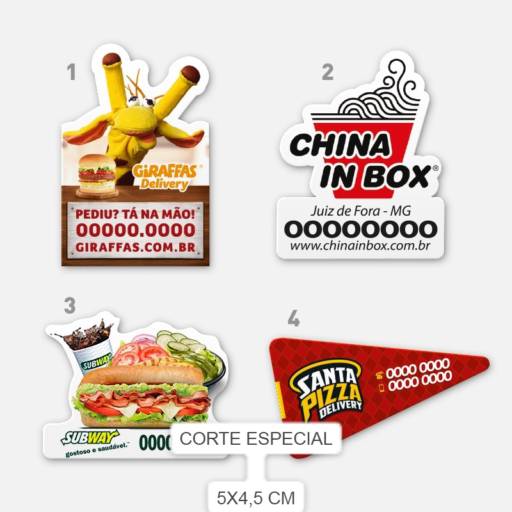 Imã de Geladeira Personalizado por Public Gráfica e Brindes