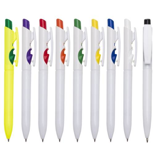 01097L Caneta Plástica em São José do Rio Preto, SP por Public Gráfica e Brindes