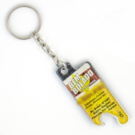 Chav. Chapinha Metálica COD 747 - Abridor de Garrafa - com resina em São José do Rio Preto, SP por Public Gráfica e Brindes