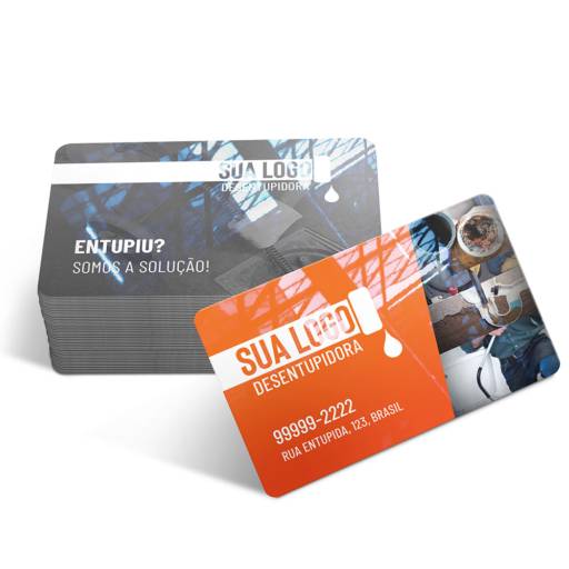 CARTÕES DE VISITA PVC CRISTAL 0,75MM BRANCO em São José do Rio Preto, SP por Public Gráfica e Brindes