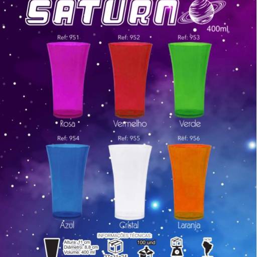 Copo Saturno  em São José do Rio Preto, SP por Public Gráfica e Brindes
