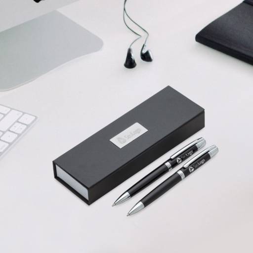 181PAR Conjunto Caneta e Lapiseira Metal em São José do Rio Preto, SP por Public Gráfica e Brindes