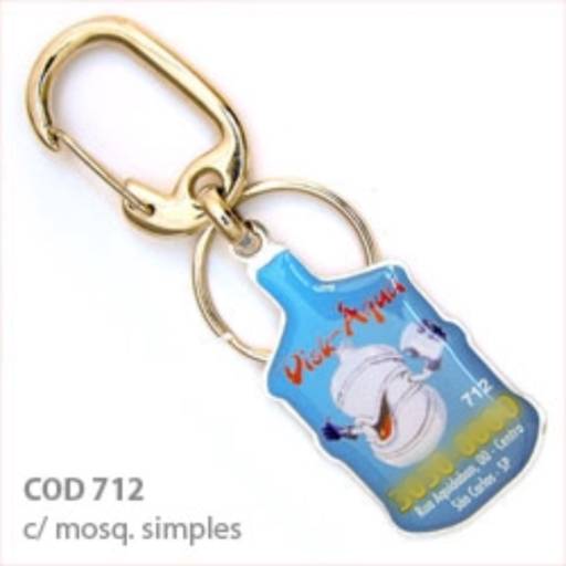 Chav. Chapinha Metálica COD 712 - Chapinha Água em São José do Rio Preto, SP por Public Gráfica e Brindes